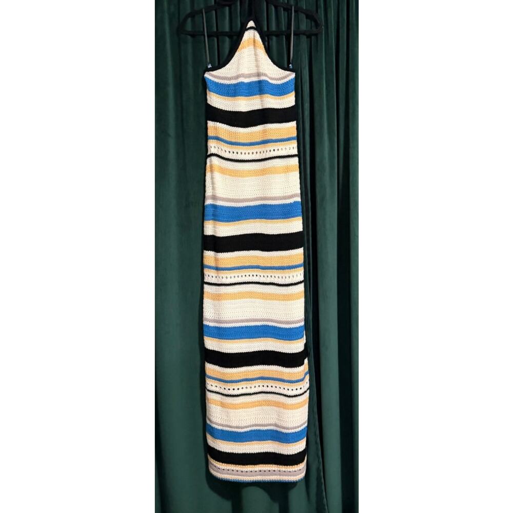 Curaae Harlow Knit Halter Maxi One size